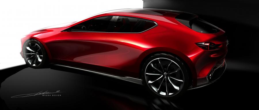 Эскиз Mazda Kai Concept 2017 года  (фото 26 из 26)